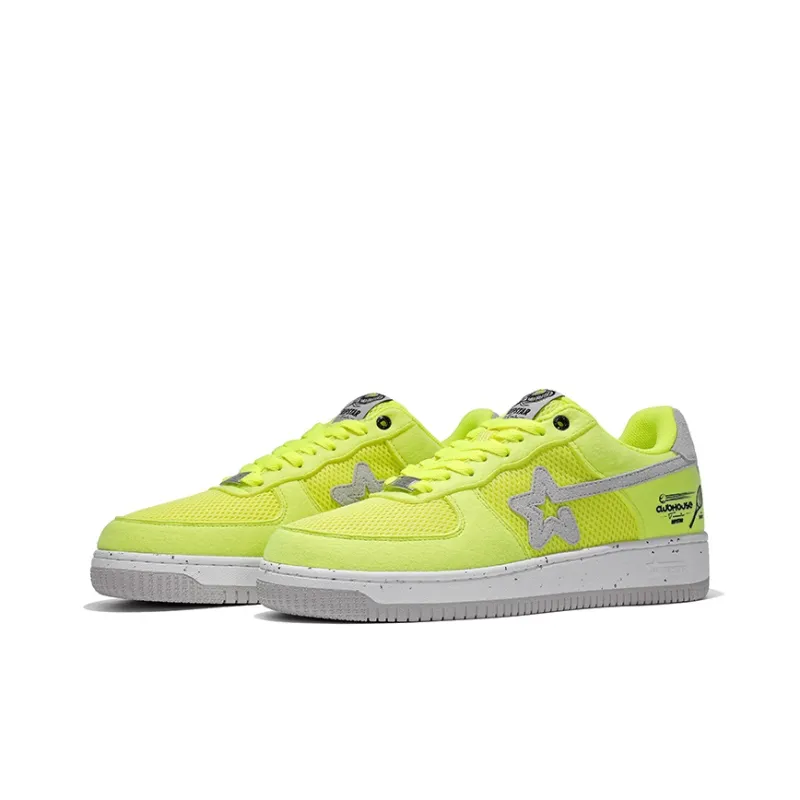 RIPSTAR Slip Resistant And Abrasion Resistant Coverage Low Top Skateboard Shoes Unisex Tennis Club-2