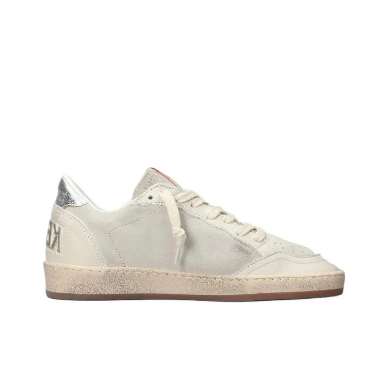 Golden Goose Ball Star Low-Top Skateboard Shoes Women's Beige-1