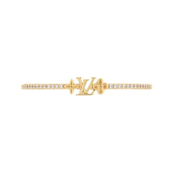 LOUIS VUITTON Gold Plated Bangles Women's Gold