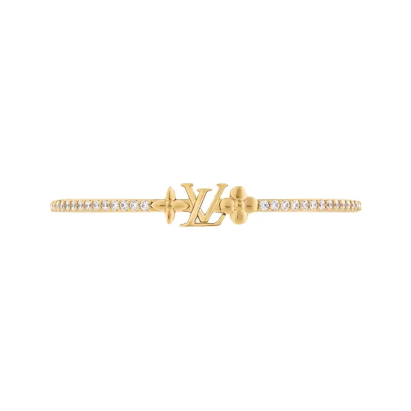 LOUIS VUITTON Gold Plated Bangles Women's Gold-0