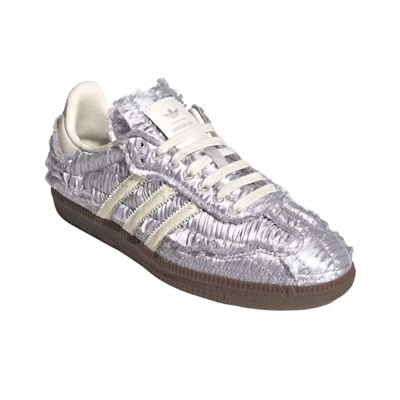Adidas Samba Og Caroline Hu Satin Silver Metallic Women's-1
