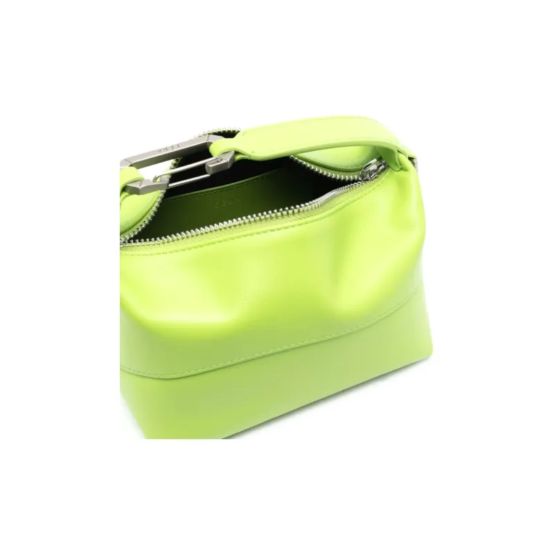 Eera Calfskin Handbag Women's Neon Green-3