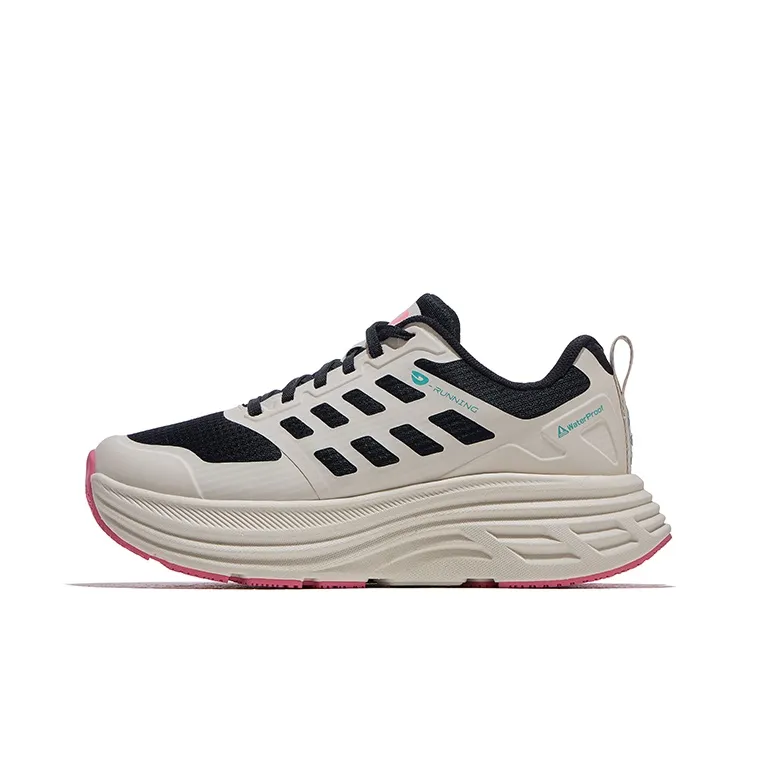 WUGONGSHAN x HOT POTATO Cushioned Slip-Resistant Coverage Low-Top Trekking Shoes Women's Black White-0