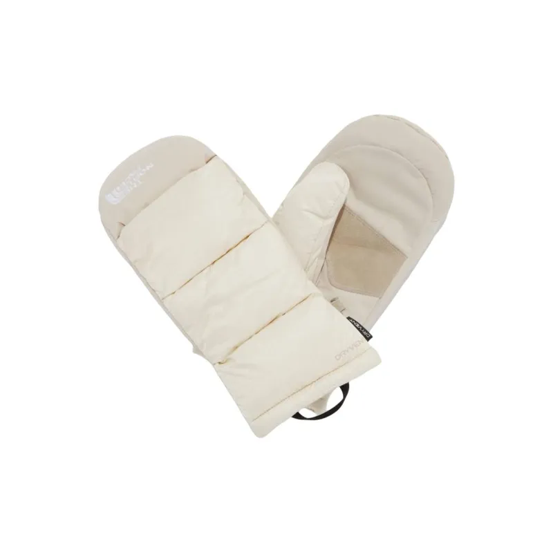 THE NORTH FACE Nylon Polyester Goat Leather Goose Down Goose Feather Gloves Unisex White-2