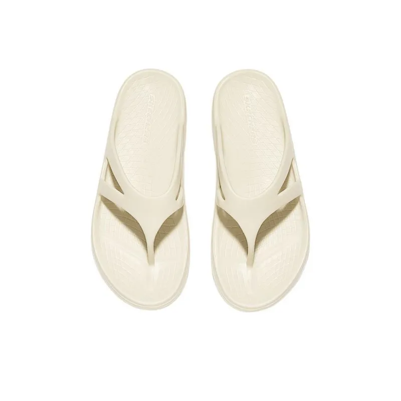 Skechers Relaxed Fit Abrasion-Resistant Slip-Resistant Flip Flops Men's Beige-2