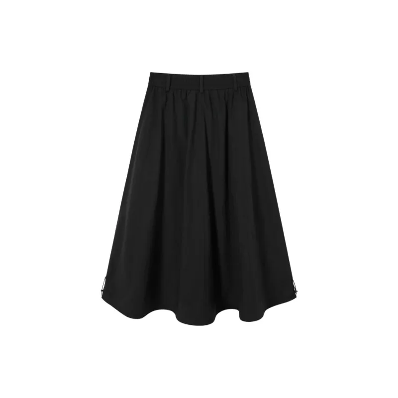 BDGU Casual Long Skirt Women's Black-1