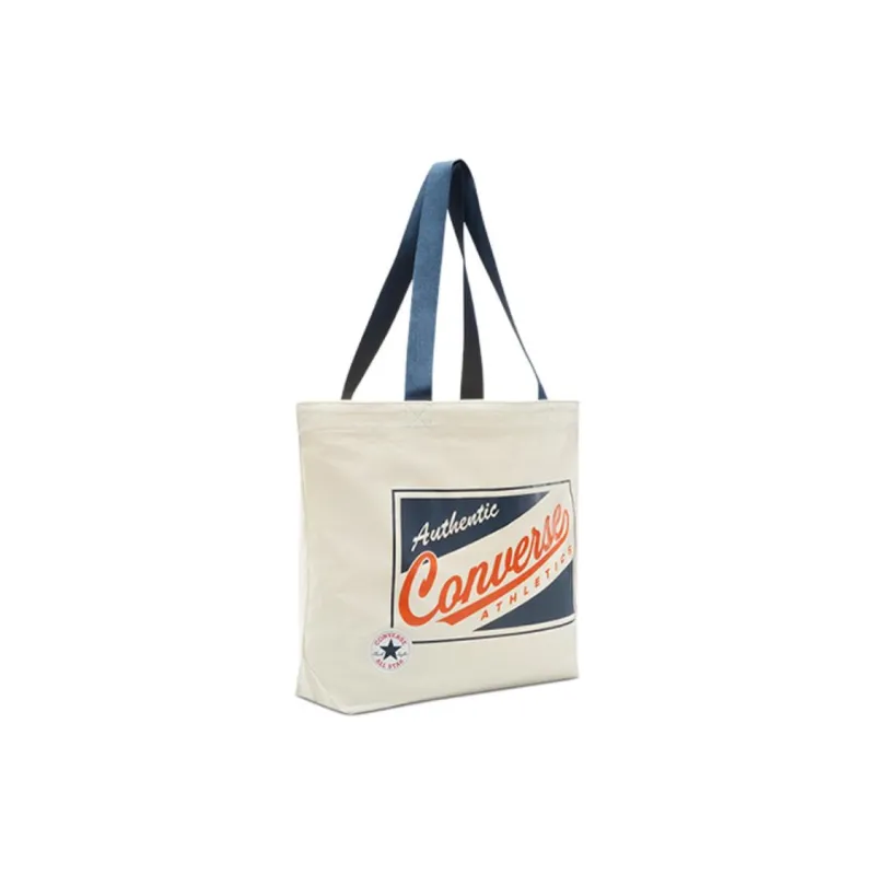 Converse Canvas Tote Bag, Shopping Bag, Handbag, Shoulder Bag Unisex Apricot-1