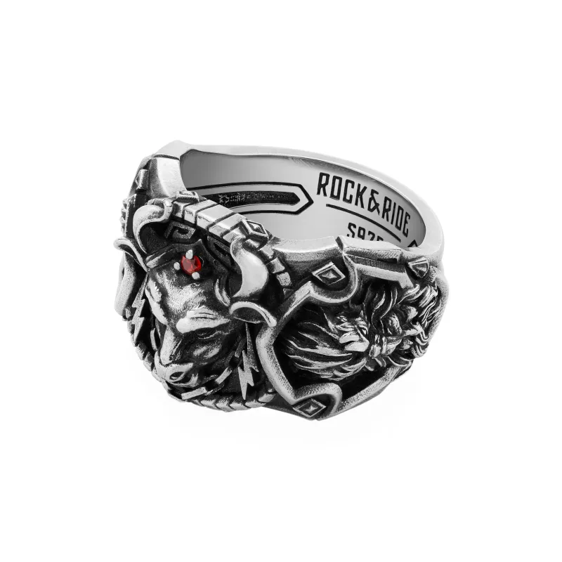 ROCK&RIDE 925 Sterling Silver Rings Men's-1
