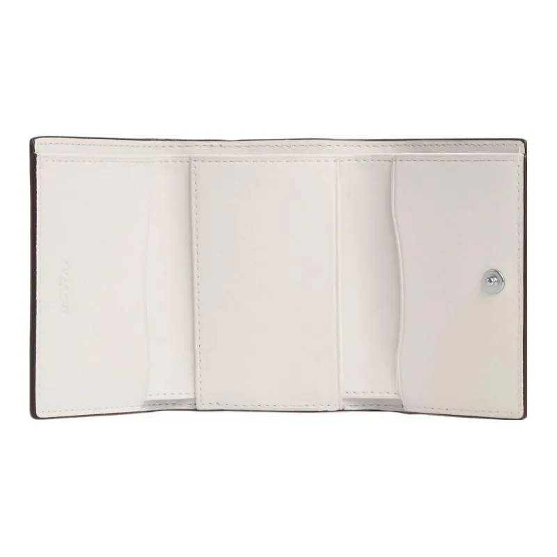 COACH Micro Refined Pebbled Leather Coin Purse Wallet Women's White-1