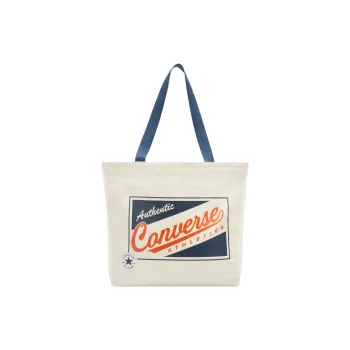 Converse Canvas Tote Bag Shopping Bag Handbag Shoulder Bag Unisex Apricot