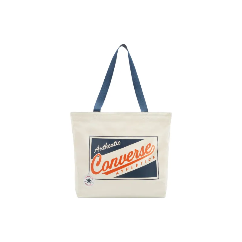 Converse Canvas Tote Bag, Shopping Bag, Handbag, Shoulder Bag Unisex Apricot-0