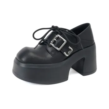 Su Yanjiao Loafers Women's Black