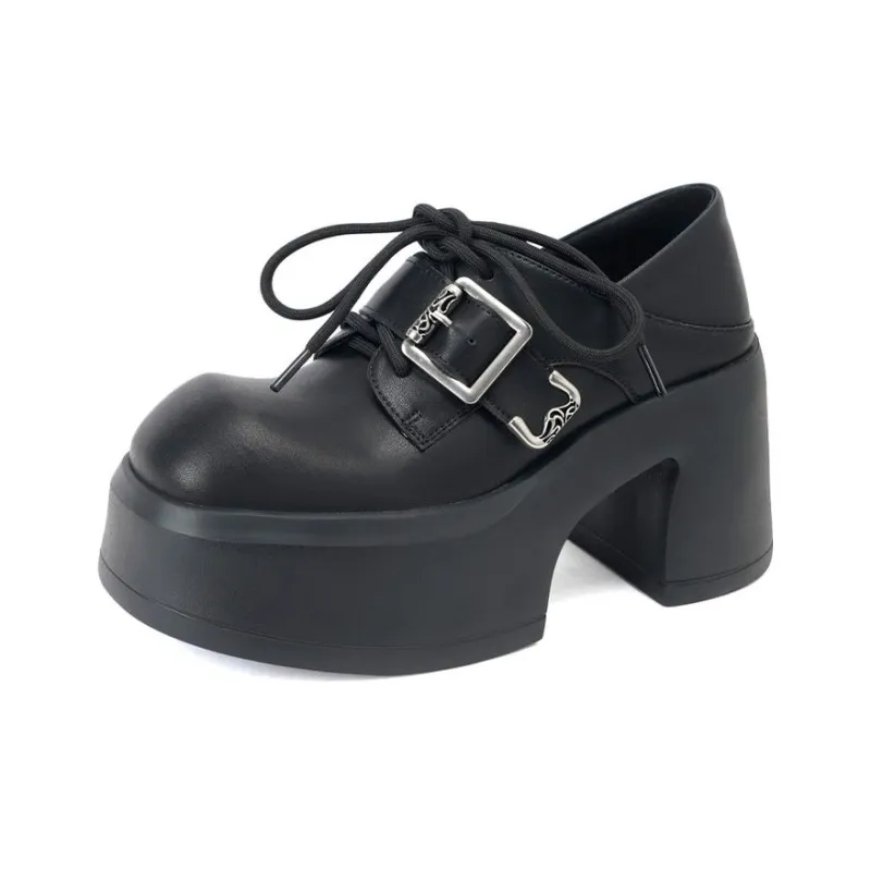 Su Yanjiao Loafers Women's Black-0
