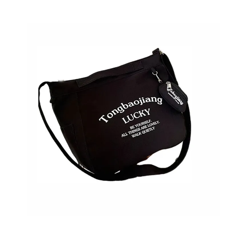 Boniu Canvas Shoulder Bag, Crossbody Bag, Handbag Regular Unisex Multicolor-4