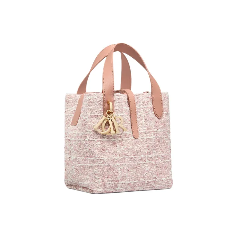 DIOR Toujours Cotton Native Bag, Shoulder Bag, Crossbody Bag, Handbag Small Size Women's Rose Pink-2