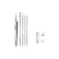 [Ultra-Sharp Precision]Curved Needle+Pore-Picking Needles 4 Pcs Set-Includes Ultra-Sharp Needle