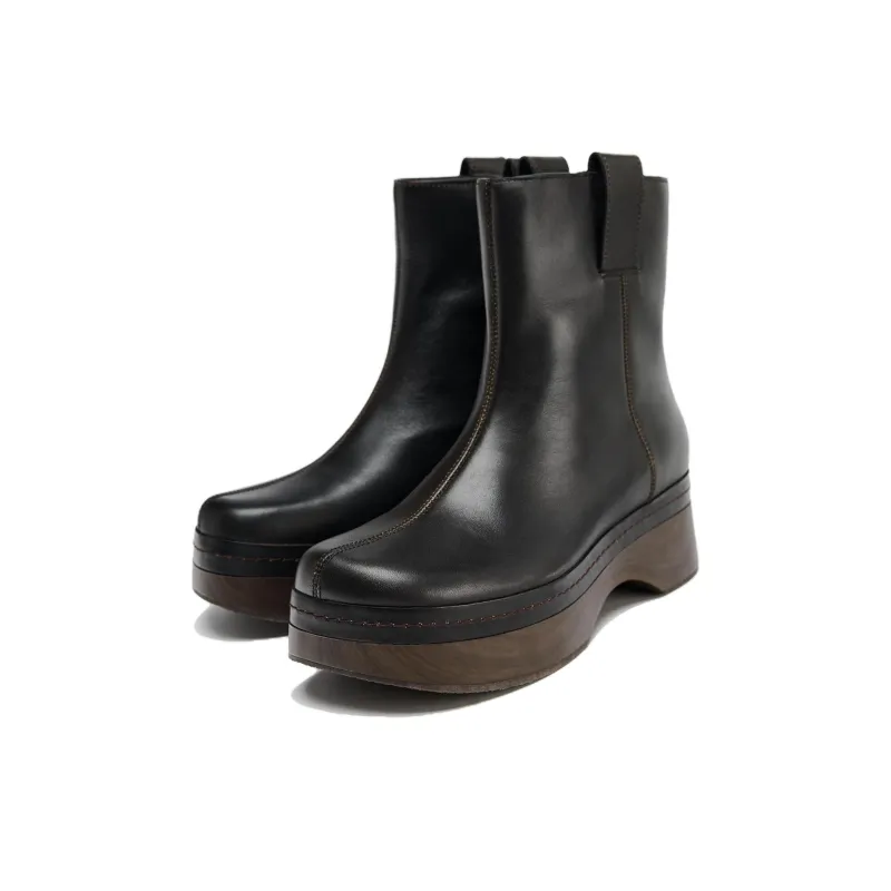 ZARA Ankle Boots 5cm Women's Black-1