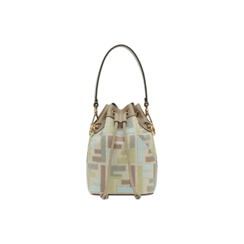 FENDI Canvas One Shoulder Handbags Mini Women's Multicolor-0