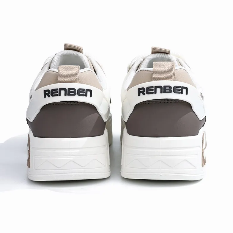 RENBEN Anti-Slip And Wear-Resistant Height Increasing Low-Top Skateboard Shoes Men's-4