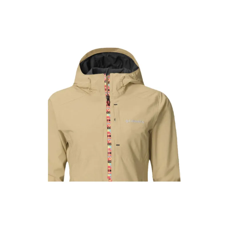 Columbia TITANIUM Hiking Breathable And Rainproof Windbreaker Jacket Women's Yellow-1