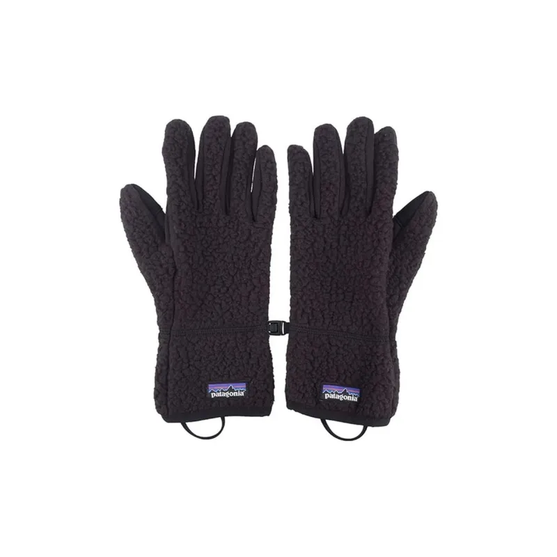 Patagonia Recycled Polyester Knit Gloves Women's Black-3