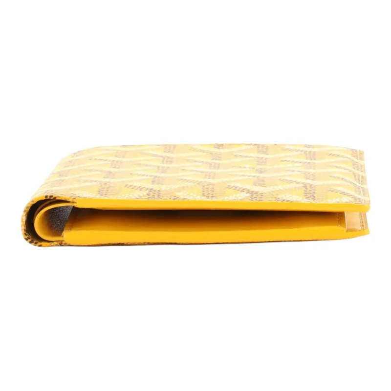 GOYARD Saint-Thomas Canvas With Leather Wallet Unisex Yellow-2