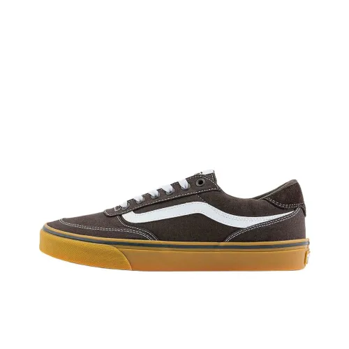 Vans Anti Slip Wear Resistant Low Top Skateboard Shoes Men's Dark Brown