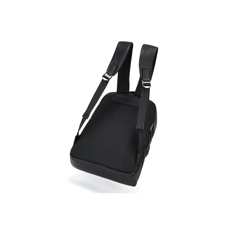 ROBERTA DI CAMERINO Cow Leather Backpack Medium Size Men's Black-5