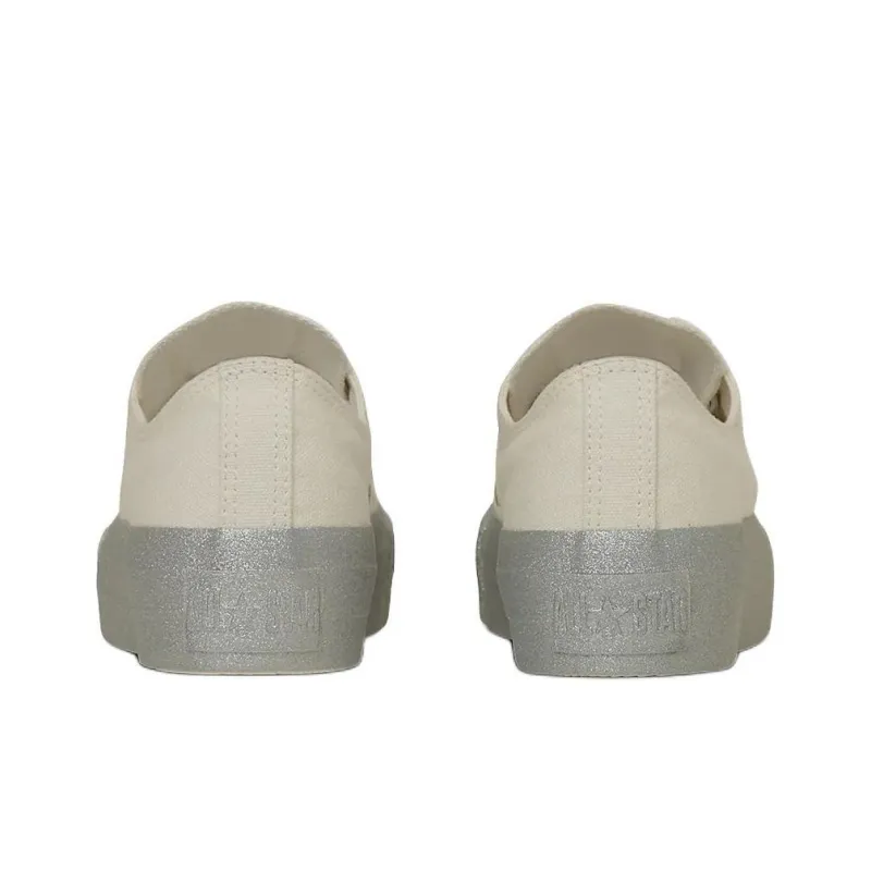 Converse All Star Anti Slip Wear Resistant Low Top Canvas Shoes Women's Beige-4