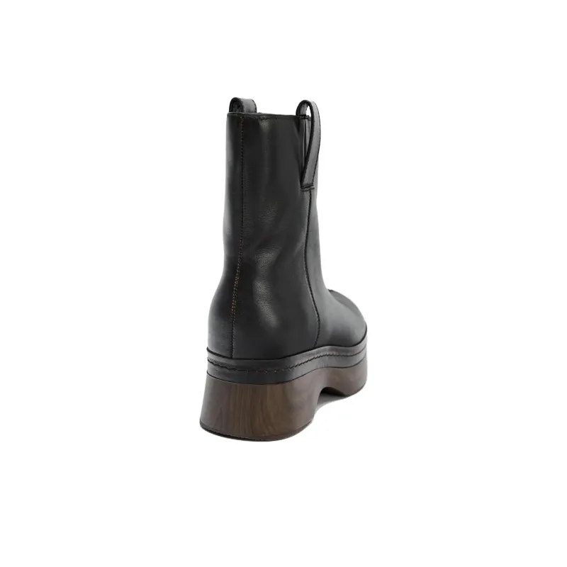 ZARA Ankle Boots 5cm Women's Black-3
