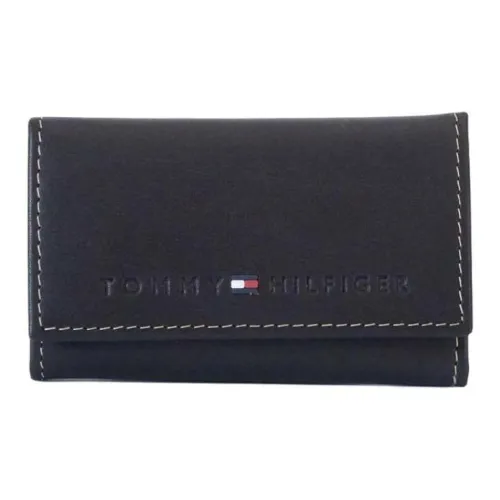 Tommy Hilfiger Cow Leather Key Pouch Men's Brown