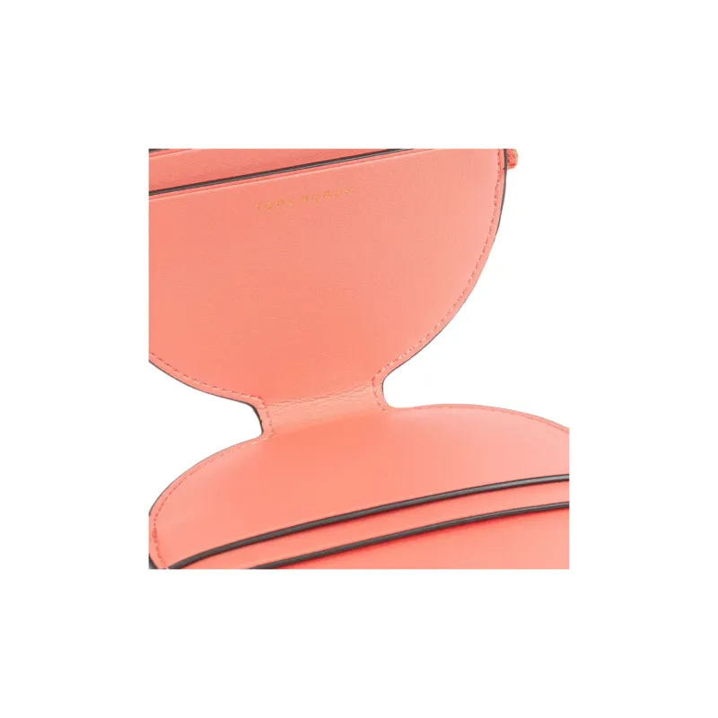 TORY BURCH Artificial Leather Card Holder Regular Women's Coral Pink-3