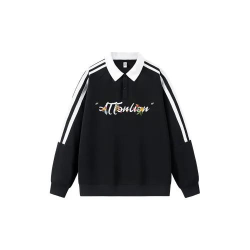 Tonlion Sweatshirt Unisex Black