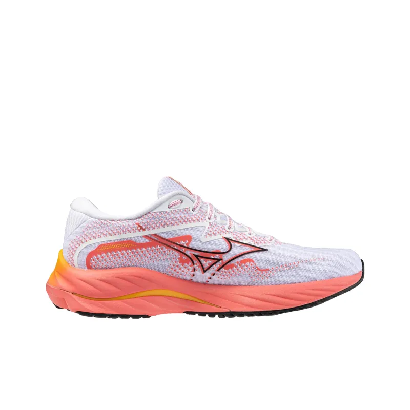 Mizuno Wave Rider 27 'White Orange' Women's-1