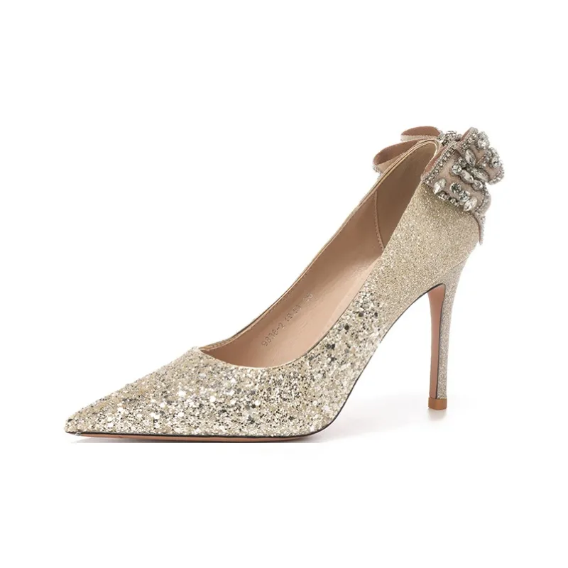 XIMO BULL Slim Heel High Heels Women's-12
