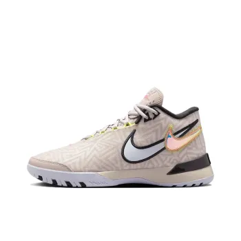 Nike LeBron NXXT Genisus Anti Slip Wear Resistant Mid Top Basketball Shoes Men's Khaki