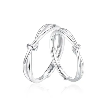 FOREVER MELODY 999 Fine Silver Rings Unisex