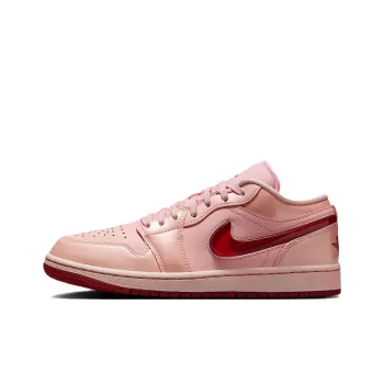 Jordan Air Jordan 1 Anti Slip Wear Resistant Low Top Vintage Basketball Shoes Women's Pink