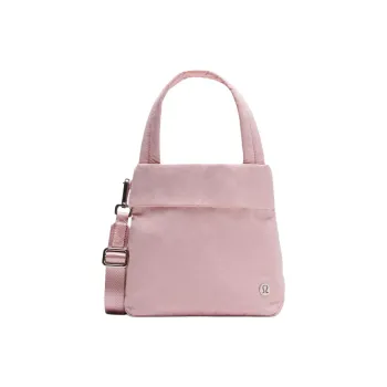 Lululemon Recycled Nylon One Shoulder Handbags Small Size Women's Pink