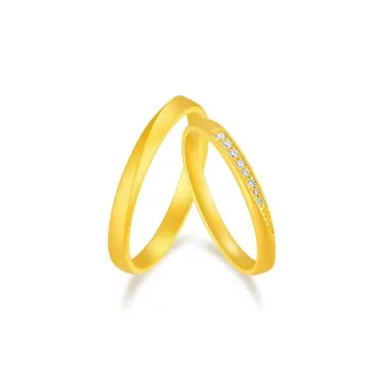 TIANJUE Synthetic Cubic Zirconia Rings Unisex