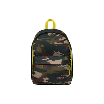 EASTPAK Polyester Backpack Unisex Yellow & Multicolor