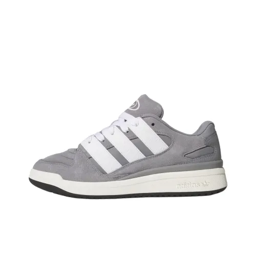 Adidas Originals FORUM 2000 Anti-Slip Wear-Resistant Low-Top Skateboard Shoes Unisex Gray