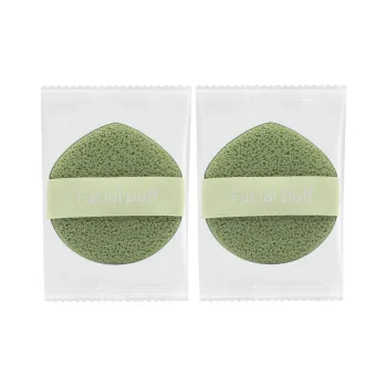 JIANYINGSHU Mesh Waterdrop Facial Sponge Cleanser Deep Cleaning Face Scrub Clay Mask Cleansing Tool