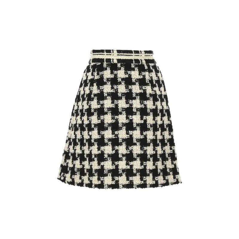 Valentino Casual Short Skirts Women's Black-1