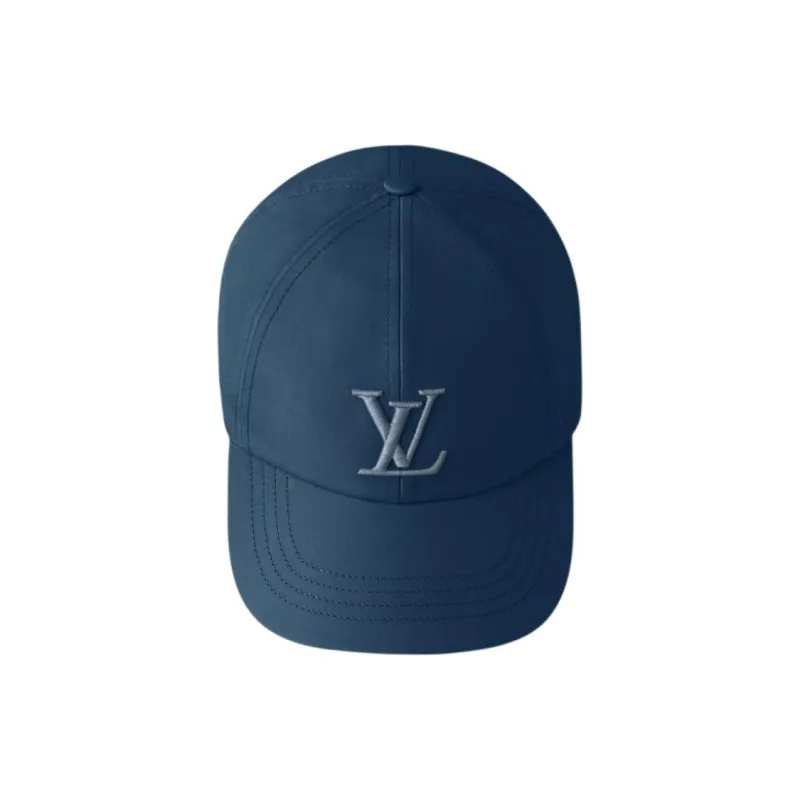 LOUIS VUITTON Cotton Baseball Caps Men's Dark Blue-2