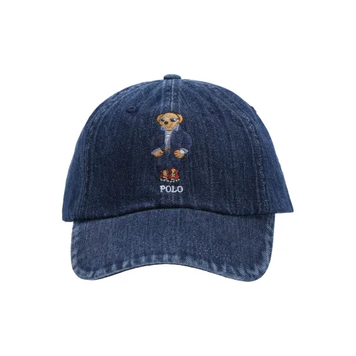 Polo Ralph Lauren Cotton Baseball Caps Unisex Blue