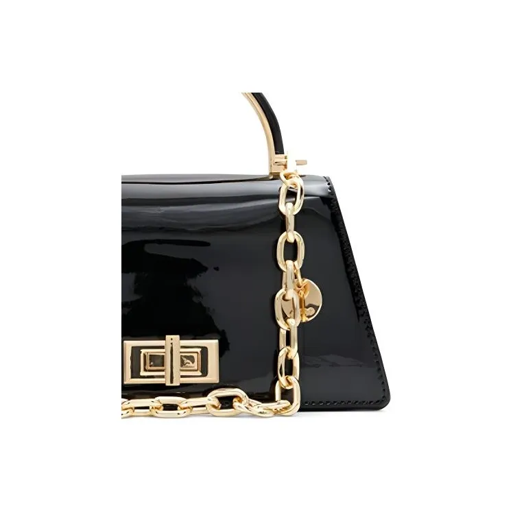 ALDO Artificial Leather Crossbody Handbags Regular Women's Black-3