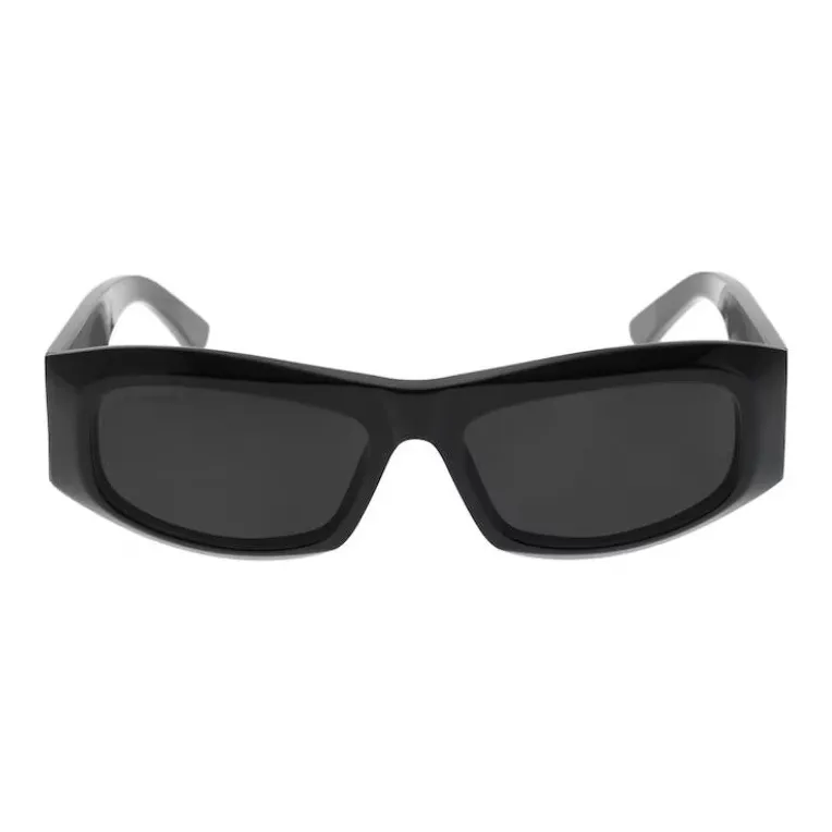 Balenciaga Acetate Bio Based Recycled Material Square Sunglasses Women's Black-1