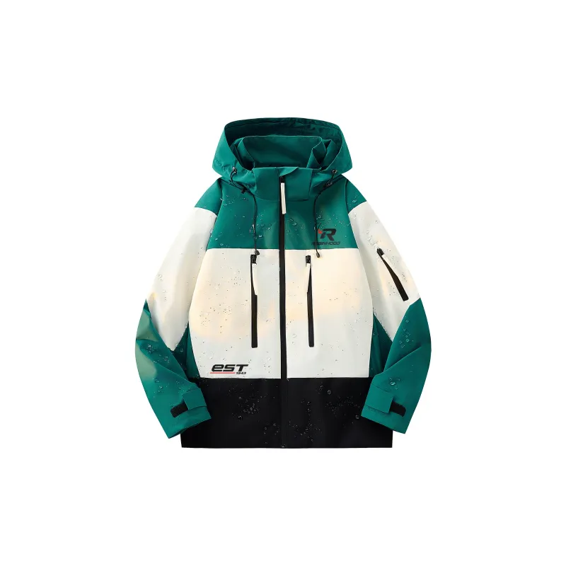 ROBINHOOD Waterproof And Windproof To Keep Warm Windbreaker Jacket Unisex-14