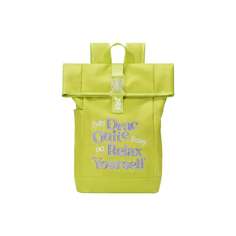 DRACONITE Polyester Students Backpack Regular Unisex Lime Neon Green-16
